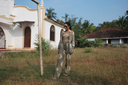 'sun & sand' tie & dye drawstring pajumma