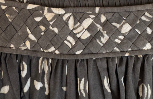 'mud' weave-waist palazzo