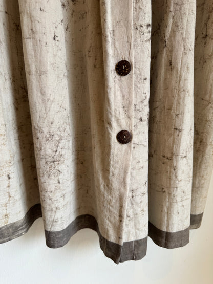 'nutmeg II' splatter-dye isha skirt